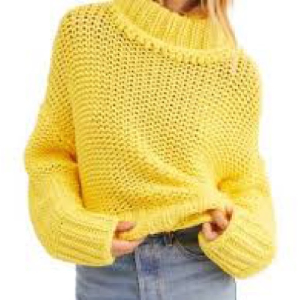 Free People You Are My Only Sunshine
Chunky knit sweater XS